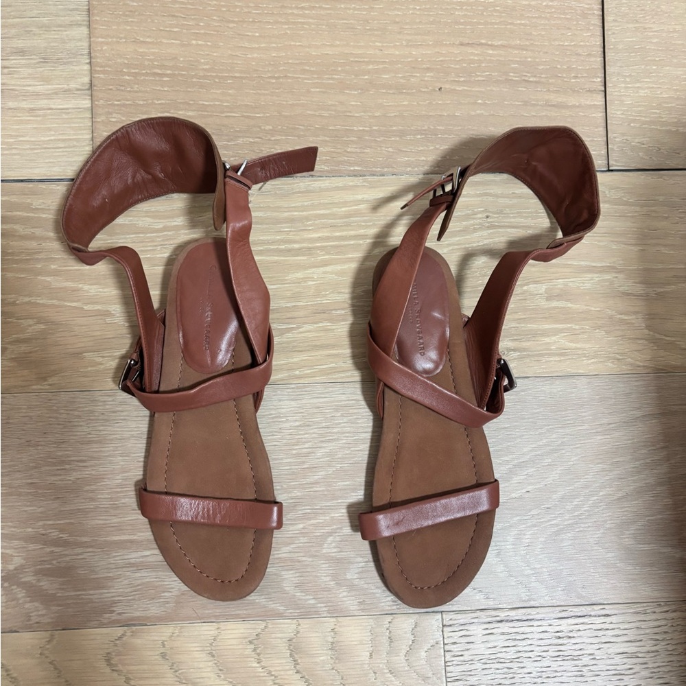 Camilla Skovgaard Brown Leather Sandals